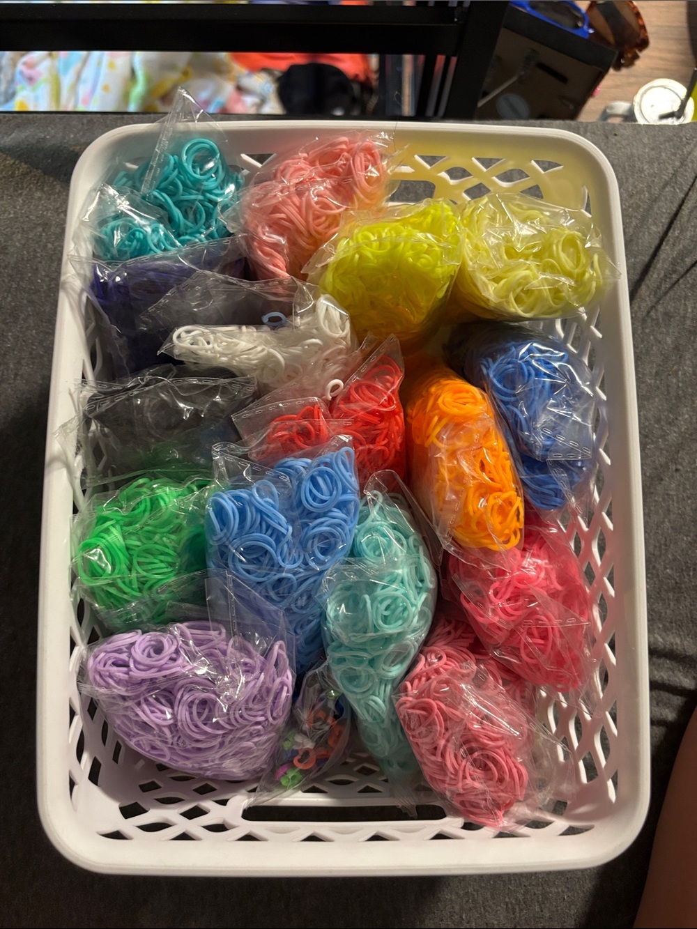 Assorted Color Craft Rubber Bands - Multicolor Pack